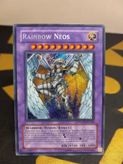 Rainbow Neos PTDN-EN044 Secret Rare Unlimited Phantom Darkness Yu-Gi-Oh TCG Card - Image 1