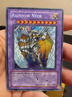 Rainbow Neos PTDN-EN044 Secret Rare Unlimited Phantom Darkness Yu-Gi-Oh TCG Card - Image 3