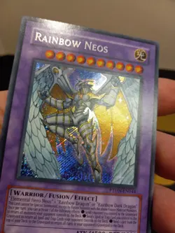 Rainbow Neos PTDN-EN044 Secret Rare Unlimited Phantom Darkness Yu-Gi-Oh TCG Card - Image 5