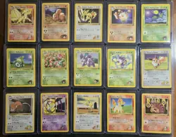 Pokemon TCG Vintage Gym Challenge Set - Card Lot - Image 1