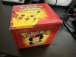 1999 Burger King Pokemon Pikachu 23K Gold Trading Card w/ Original Box Sealed - Image 1