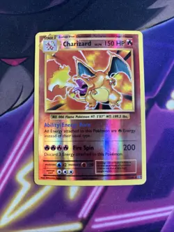 Charizard - 11/108 - Pokemon Evolutions XY Reverse Holo Rare Card MP - Image 1