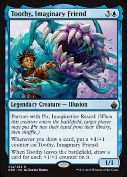 [1x] Toothy, Imaginary Friend Near Mint, English Battlebond MTG Magic - Image 1