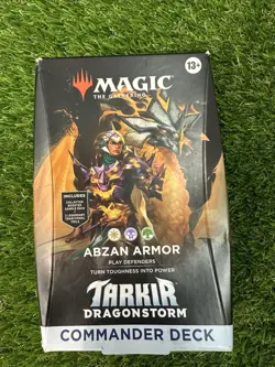 MTG Tarkir Dragonstorm Commander Deck - Abzan Armor NEW Magic The Gathering - Image 1