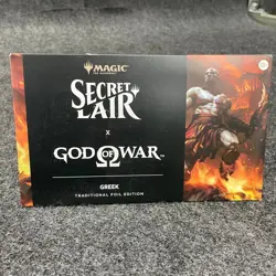 Magic The Gathering Secret Lair God of War Greek Traditional Foil - Image 1