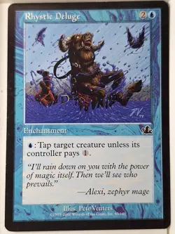 Rhystic Deluge - Prophecy - Magic the Gathering MTG Nice! - Image 1