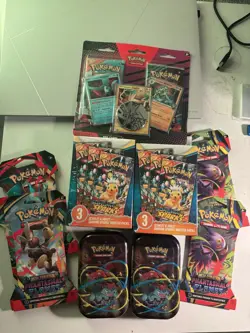 Pokemon TCG Booster Packs Scarlet & Violet Surging Sparks Phantasmal Flam Zapdos - Image 1