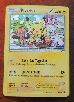 Pokemon TCG Pikachu XY95 Promo Sylveon Chespin 21 - Image 1