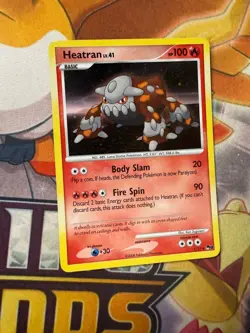 Heatran 1/17 Holo Rare POP Series 8 Pokemon Card - Image 1