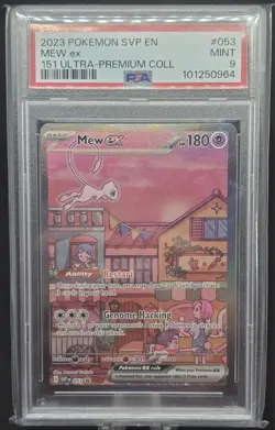 2023 Pokemon SVP EN-SV 151 Ultra Premium Collection #053 Mew ex Mint PSA 9 - Image 1