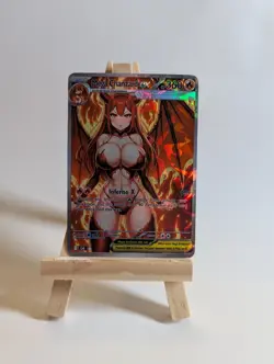 Pokemon Anime Waifu Mega Charizard EX Rare Full Art Doujin ACG Custom Art Card - Image 1