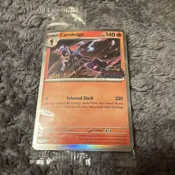 Pokemon TCG - Phantasmal Flames - Prerelease STAFF Promo Pack (SEALED) Set Of 4 - Image 1