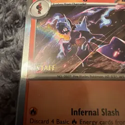 Pokemon TCG - Phantasmal Flames - Prerelease STAFF Promo Pack (SEALED) Set Of 4 - Image 3