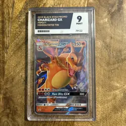 Pokemon Charizard GX SM211 Hidden Fates Black Star Promo - Ace Graded 9 - Image 1