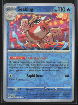 Pokemon TCG Seaking 021/131 - Prismatic Evolutions - Reverse Holo NM - Image 1