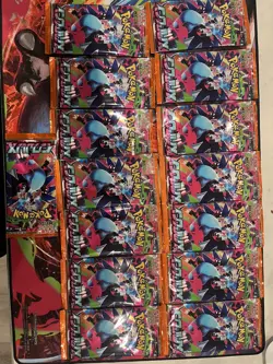 Lot of 15 Packs Japanese Pokemon Mega Inferno X Booster Packs - Image 1