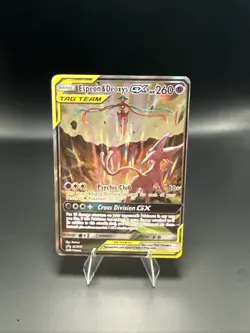 Pokemon TCG Espeon & Deoxys GX SM240 Black Star Promo Holo A - Image 4