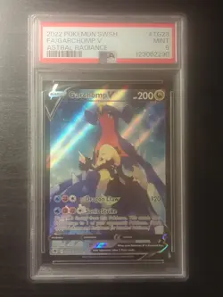 2022 POKEMON SWORD & SHIELD ASTRAL RADIANCE #TG23 FULL ART/GARCHOMP V PSA 9 - Image 1