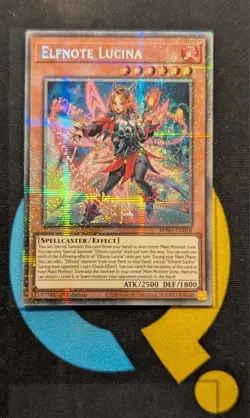 BPRO-EN010 Elfnote Lucina Starlight Rare 1st Edition YuGiOh - Image 1