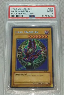 YU-GI-OH 2003 DARK MAGICIAN BPT-007 PSA-9 - Image 2