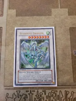 YUGIOH STARDUST DRAGON TDGS-EN040 ULTRA 1ST ED LP/VLP - Image 1