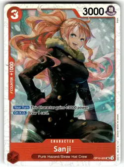 Sanji OP10-005 One Piece Royal Blood English Near Mint FOIL - Image 1