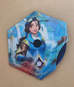 Disney Lorcana Archazia's Island Belle Mechanic Extraordinaire Lore Life Counter - Image 1