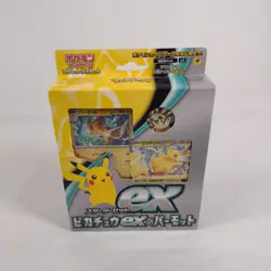 Japanese Pokemon Card Scarlet & Violet Starter set EX Pikachu & Pawmot EX NEW - Image 1