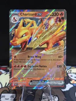 Pokemon TCG: SVP Scarlet & Violet Promo Cards - Charizard ex 161 - NM+ - Image 1
