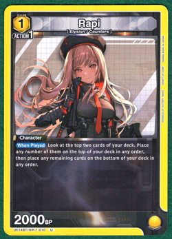 Rapi - Goddess of Victory: Nikke UE14BT/NIK-1-010 - Union Arena TCG Card - Image 1