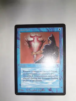 MTG MAGIC THE GATHERING CARD ORIGINAL BETA BLUE UNSUMMON INSTANT x1 STAPLE - Image 1