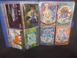 Lot 110+ Vtg Pokemon Binder w/ 1999 2000 T.V. Animation Cards Arbok Poliwrath B4 - Image 5
