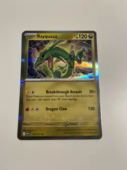 Rayquaza Holo 153/217 Ascended Heroes Pokemon Card Holo Rare Pack Fresh - Image 1