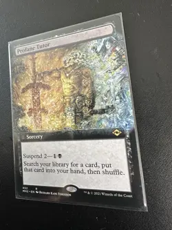 Profane Tutor (Extended Art) R Modern Horizons 2 Normal NM - Image 2