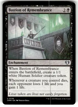 Bastion of Remembrance #138 (NM) Commander Masters CMM Magic MTG - Image 1