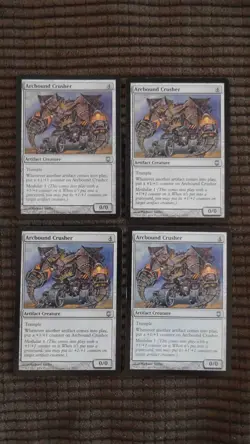 Magic: the Gathering / MtG Arcbound Crusher x4 Darksteel - Image 1