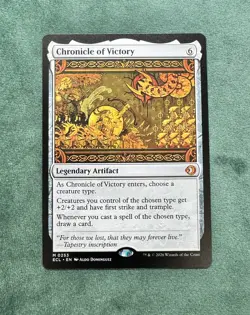 Magic The Gathering Lorwyn Eclipsed - Chronicle of Victory M 0253 Regular NM - Image 1