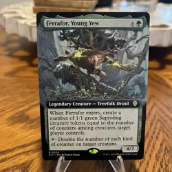 Ferrafor, Young Yew (Extended Art) Commander: Lorwyn Eclipsed Regular MTG - Image 3