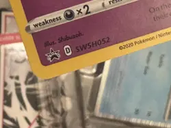 Pokemon Gengar SWSH052 Sword & Shield Promo Holo Card Stage 2 110 HP English - Image 3