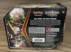Pokemon Shining Fates V Tins -Boltund V Sealed - Image 3