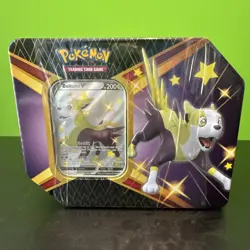 Pokemon TCG BOLTUND V Shining Fates Tin Box FACTORY SEALED - Image 1