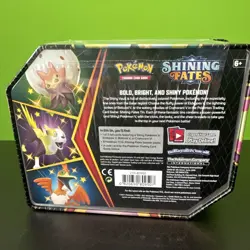 Pokemon TCG BOLTUND V Shining Fates Tin Box FACTORY SEALED - Image 2