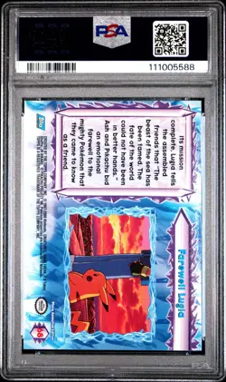 2000 TOPPS POKEMON THE MOVIE 2000 FOIL #68 FAREWELL LUGIA PSA 10 - Image 2