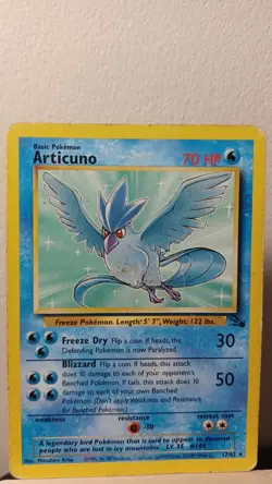 Articuno [HP] - Pokemon TCG Fossil 17/62 [Non Holo Rare] - Image 1