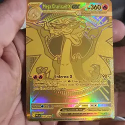 Mega Charizard X ex 130/094 Phantasmal Flames Holo Mega Hyper Rare EX Pokemon - Image 1