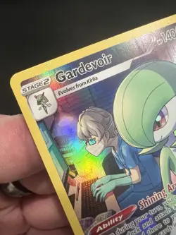 Pokemon TCG Gardevoir TG05/TG30 Holo Trainer Gallery Crazy Holo Bleed Error NM - Image 3