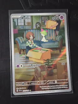 Pokemon TCG Ralts 211/198 Sv01: Scarlet & Violet Base Set Illustration Rare Holo - Image 4