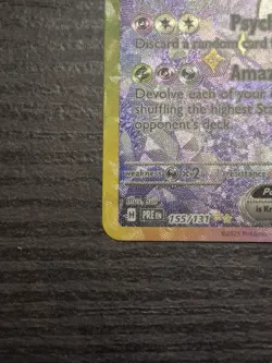 Pokemon Espeon ex Special Illustration Rare Holo 155/131 Prismatic Evolutions - Image 4