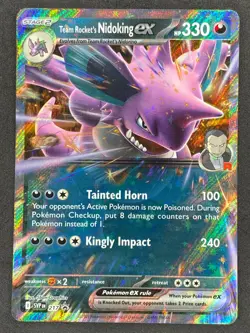 Pokemon Team Rocket's Nidoking ex SVP217 SVP Black Star Promos NM - Image 1