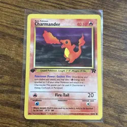 Pokemon TCG Charmander Team Rocket 1st Edition 50/82 LP - Image 1